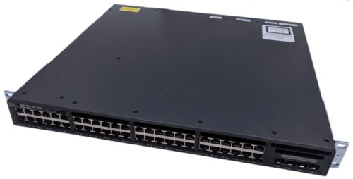 Cisco Catalyst 48-Port 2x10G Uplink Ports 1RU Network Switch WS-C3650-48TD-S V01