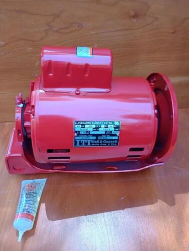 BELL & GOSSETT 111047 / M80082 — 3/4 hp 1 phase 1725 RPM 115/230VAC Pump Motor