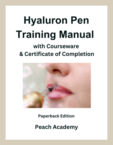 Hyaluron Pen Training Manual with Courseware & Certificate