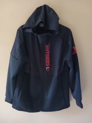 Rutgers Adidas Game Mode Fan Zone Hooded Jacket Size XL (Y51)