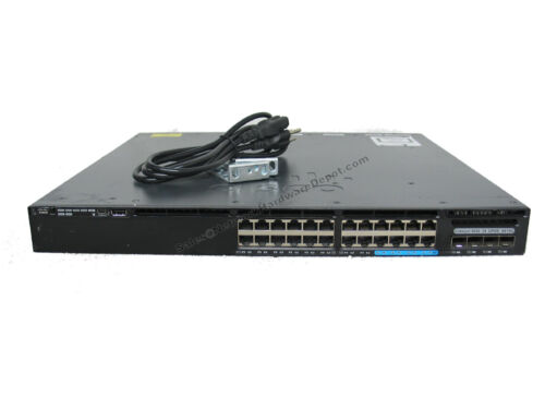 Cisco WS-C3650-8X24UQ-S 24-Port mGig PoE 10GB SFP+ w/ AC Power – 1 Year Warranty