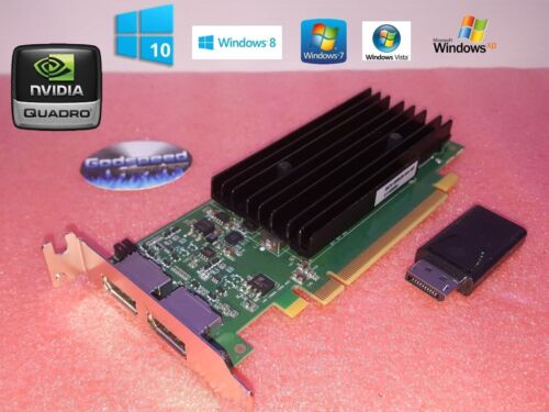 HP ProDesk 400 G1 600 G1  NVIDIA SFF Dual Displayport Video Card + HDMI Adapter