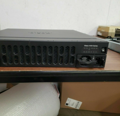 CISCO ISR4451-X-AX/K9 APP+HSEC+SECURITY SERVICE ROUTER no clock issue Single Pwr