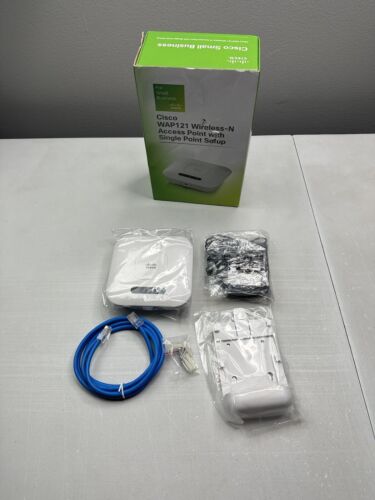 Cisco WAP121 Wireless-N Access Point with Single Point Setup New Opened