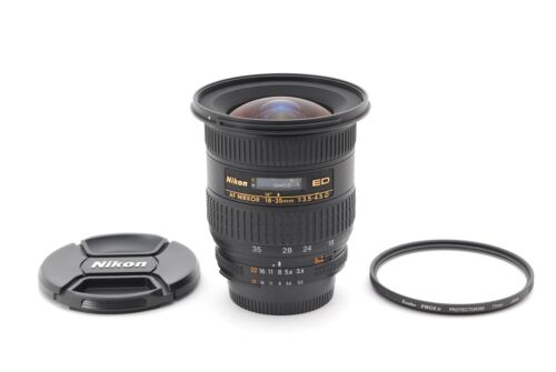 Nikon AF Nikkor 18-35mm f/3.5-4.5 D ED ASPH IF Zoom Lens w/Cap Filter From JAPAN