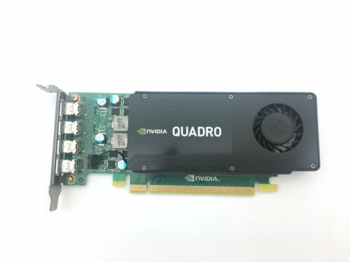 NVIDIA Quadro K1200 4GB GDDR5 4xMini DisplayPort High/Low Profile Graphics Card