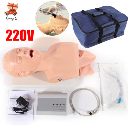 Airway Management Trainer Study Adult Oral Intubation Manikin Teaching Model NEW