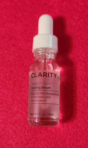 CLARITY SKIN CARE TAKE IT EASY CALMING SERUM SMALL SIZE 0.5 OZ NEW/SEALED