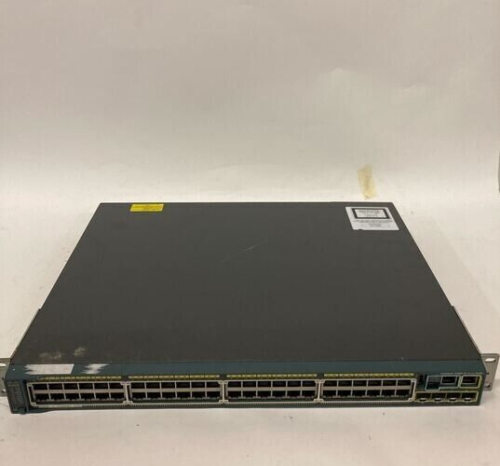 Cisco Catalyst 2960-S Series PoE+ WS-C2960S-48FPS-L Tested for Power