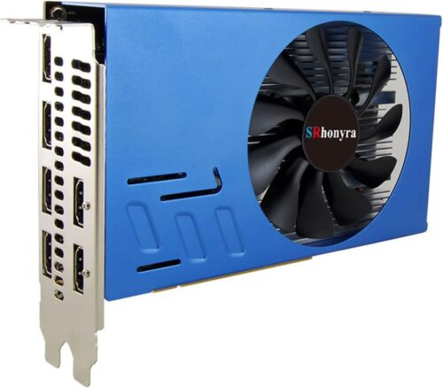 SRhonyra Radeon RX 580 4GB GDDR5 Graphics Card 6 HMDI Outports Multiple Displays