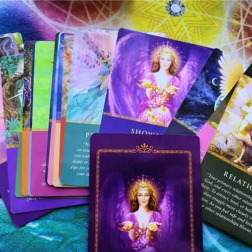 44 Angel Oracle Tarot Cards Deck Doreen Virtue & Radleigh Valentine Psychic Game