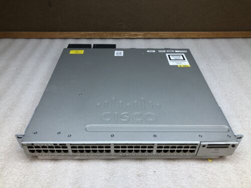 Cisco WS-C3850-48F-L 48-Port Gigabit PoE+ Dual-PSU Ethernet Network Switch