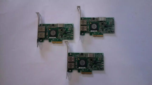 LOT OF 3 Dell Broadcom 5709 2-Port GbE PCIe Network Adapter Card F169G G218C