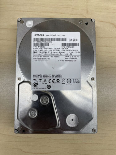 Hitachi HDS721075CLA332 750GB Internal 7200RPM 3.5″