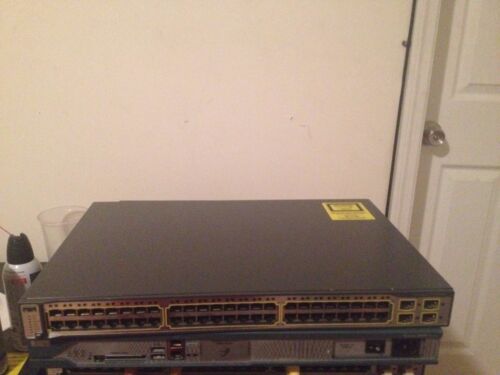 Cisco WS-C3750-48TS-S 48 Ethernet 10/100 ports Ethernet Switch 1YEAR WRT