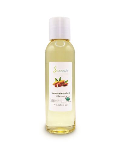 Sweet Almond Oil Refined USDA Certified Organic by Soapeauty