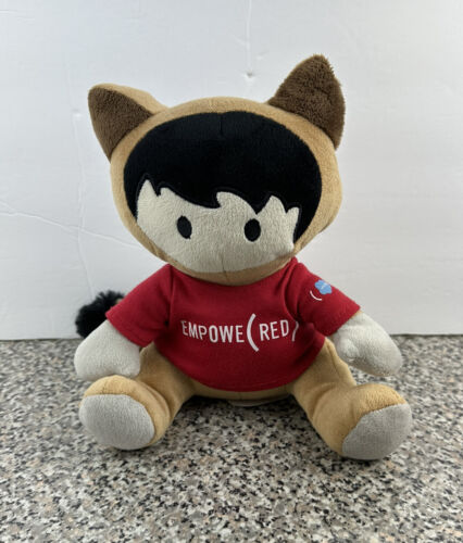 Salesforce Plush Astro Empowe(red) Trailhead Raccoon Mascot Red Shirt