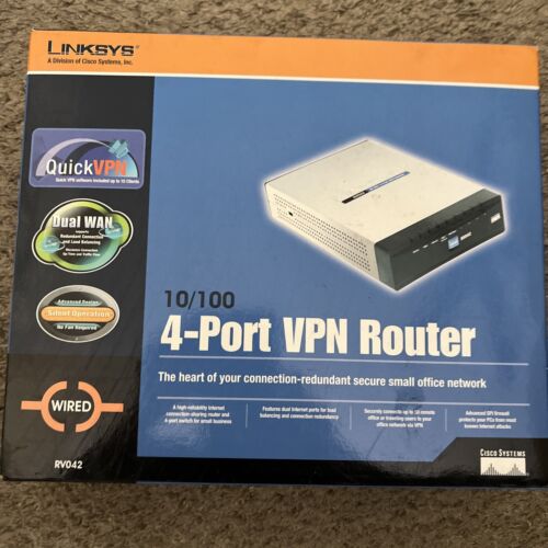 Cisco RV042 4-Port 10/100 Wired Router