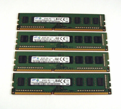 16GB 4x4GB PC3-12800U Dell OptiPlex 7010 7020 9010 9020 990 980 790 Ram Memory