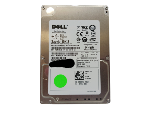 Dell – 0X829K – ST9146803SS – Savvio 10K.2 – 15mm 2.5″ 146GB SAS HDD – TESTED