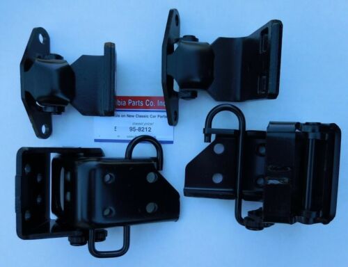 1970-74 Cuda Challenger Door Hinge Set E-Body Left Right Upper Lower