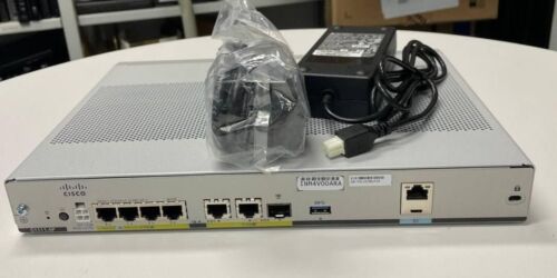 CISCO C1111-4P ISR 1100 4-Port GigE Router DUAL WAN Port 1x SFP w/ Power Adapter