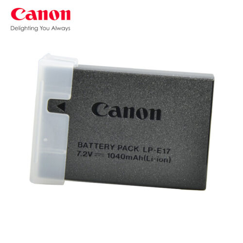 Genuine Canon LP-E17 Battery For M5 M6 T6i T6s T7i 77D 800D 750D LC-E17E Charger