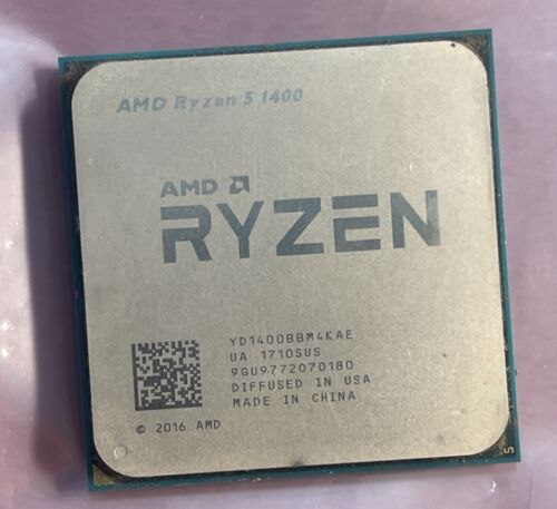 AMD Ryzen 5 1400 3.20GHz 4-Core Socket AM4 Processor CPU YD1400BBM4KAE