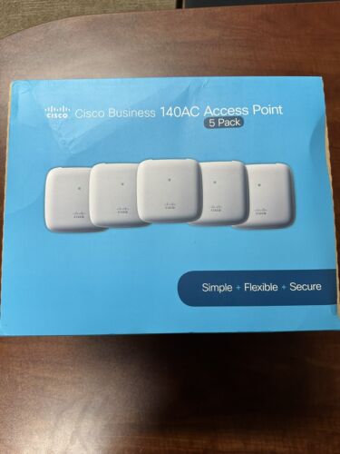 NEW Open Box 5 Pack Cisco 140AC 5-CBW140AC-B IEEE 802.11ac WiFi Access Point