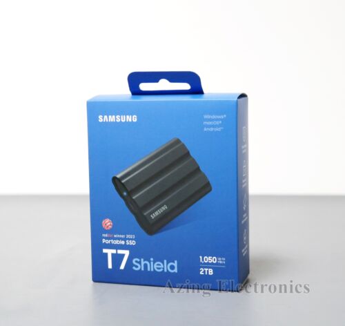 Samsung T7 Shield MU-PE2T0S/AM 2TB External Solid State Drive – Black