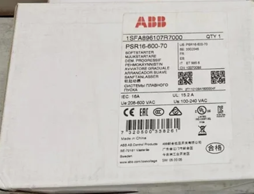 New ABB PSR16-600-70 Soft Starter 7.5KW