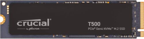 T500 500GB Gen4 NVMe M.2 Internal Gaming SSD, Up to 7200MB/s, Laptop & Deskto…