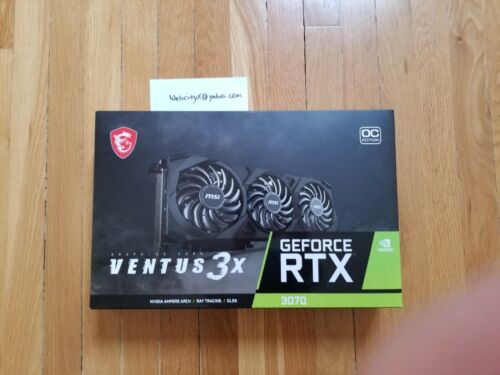 MSI NVIDIA GeForce RTX 3070 VENTUS 3X 8GB GDDR6 LHR Graphics Card