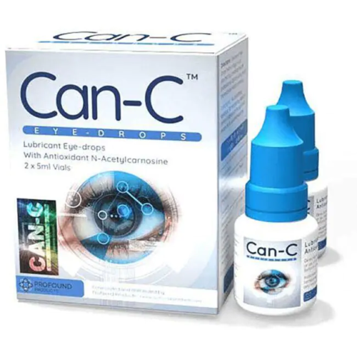 Can-C Eye Drops 10 Milliliter Liquid (Two 5ml vials in 1 Pack) EXP 4/25