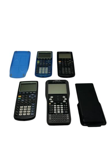 Lot of 4 – Texas Instruments TI-83 Plus / TI-86 / Ti Nspire CAS Calculators