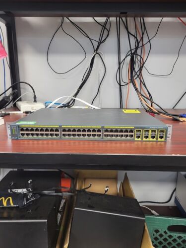 Cisco 48 Port Switch WS-C2960G-48TC-L V04  –  CISCO – C2960G – Switch #73