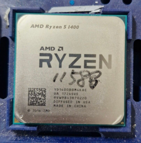 AMD Ryzen 5 1400 : AM4 4C/8HT 3.2Ghz 8M/L3 YD1400BBM4KAE