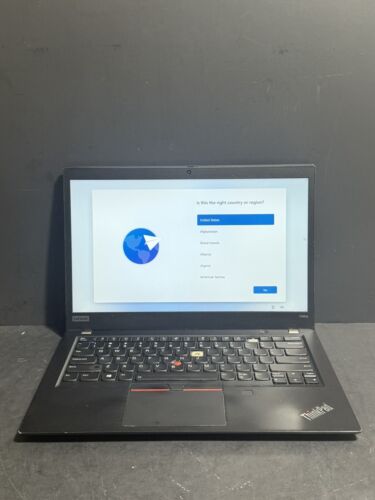 Lenovo ThinkPad T490s 14″ Laptop i7 8565U 1.80Ghz 8GB RAM 256GB SSD WIN11 READ