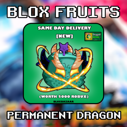 BLOX FRUITS  (NEW) Permanent Dragon  PERM FRUITCHEAPEST  Same Day