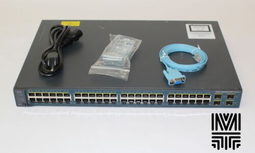 Cisco WS-C3560V2-48TS-S Catalyst Switch 3560V2-48TS Layer 3 – 48 x 10/100 4 SFP