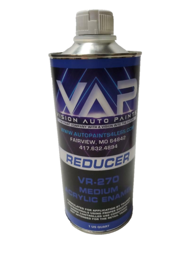 VR – 270 Medium Dry 100% Virgin Acrylic Enamel Paint Reducer Quart