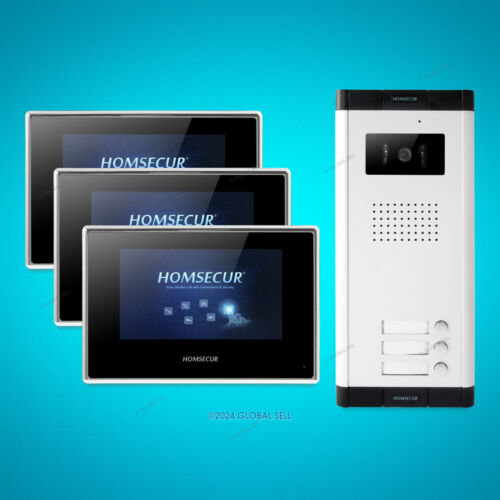 HOMSECUR 7″ Video Door Entry Security Intercom Call Transfer Supported