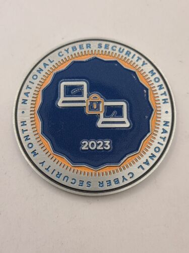 2023 National Cyber Security Month Challenge Coin 2″