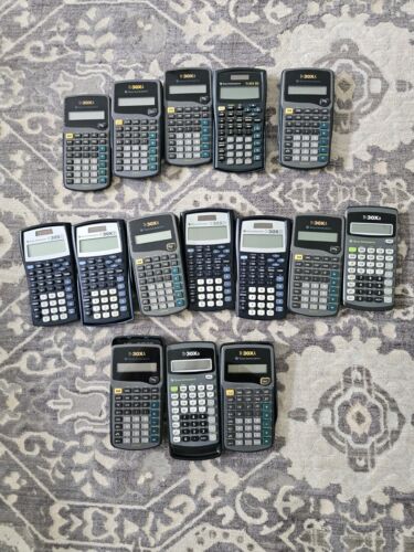 Lot Of 15 Texas Instrument Calculators