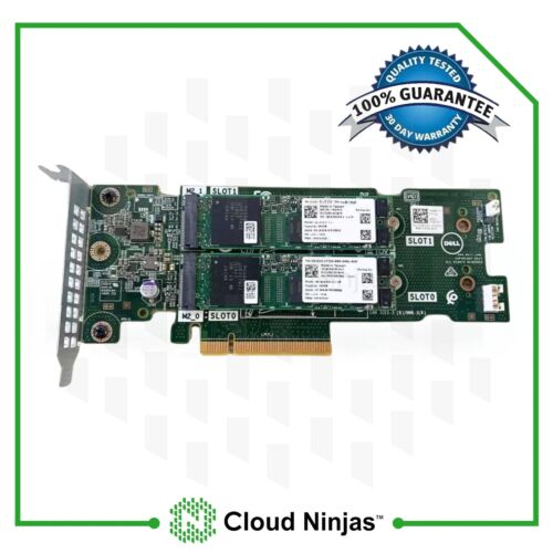 Dell 72WKY BOSS-S1 Controller PCIe Card L/P W/ 2x 240GB M.2 SSD for R240