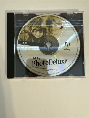 Adobe Photo Deluxe Vintage For Windows PC / CD-ROM. No Cover