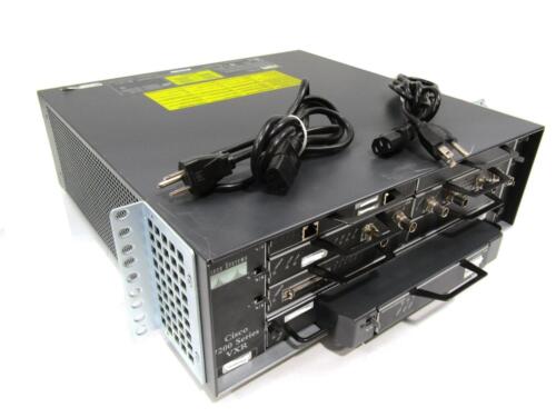 Cisco 7206VXR Network Chassis | 7x Modules | 2x Power Supplies | 2x Brackets