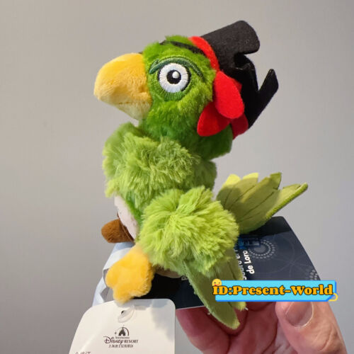 Disney Authentic Pirates of The Caribbean Parrot Shoulder Pal Plush Magnet