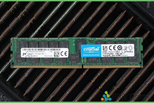 Micron Crucial 16GB PC4-2400T DDR4 2Rx4 RAM MTA36ASF2G72PZ-2G3 CT16G4RFD424A LOT