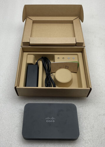 Cisco Meraki Z3 VPN Firewall Gateway Black Model: Z3-HW 54V Power Cable Included